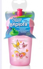 BIDON SPORTOWY 360ml różowy EXPLORA