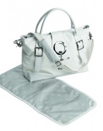 TORBA DO WÓZKA STYLE WHITE LEATHERETTE
