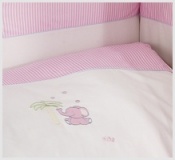 KOMPLET POŚCIELI 5cz. Elefante Pink