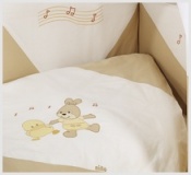 KOMPLET POŚCIELI 6cz. Baile Beige