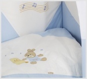 KOMPLET POŚCIELI 6cz. Baile Blue