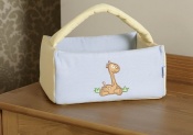 KOSZYCZEK GIRAFFE ECRU/BLUE