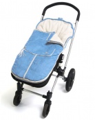 ŚPIWOREK DO SPACERÓWKI soft blue