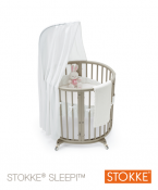 ŁÓŻECZKO MINI STOKKE® SLEEPI®POPIELATE