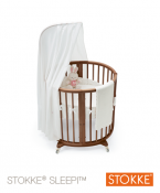 ŁÓŻECZKO MINI STOKKE® SLEEPI®ORZECH