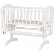 KOŁYSKA ANNA GLIDER CRIB WHITE