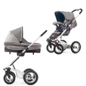 WÓZEK 4RIDER SINGLE SPOKE+GONDOLA NEXT CARGO GREY
