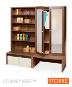 SZAFA KOMPLET STOKKE® KEEP™ ORZECH