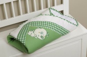 ROŻEK 100X100cm DOGS GREEN